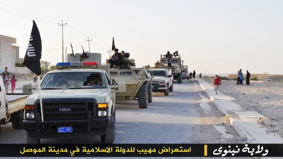 ISIS Holds Parade With Captured US Military Vehicles ISIS Mosul Parade 2 thumb 560x315 3325