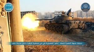 15-07-06 Al Nusrah targeting with a tank inside the neighborhood 1