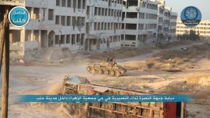 15-07-06 Al Nusrah targets regime in Aleppo with guns and tanks 3