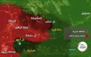 15-07-28 Faylaq al Sham map before areas 'liberated'