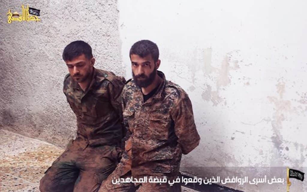 16-05-06 Jund al Aqsa captured Shiite fighters in Khan Tuman