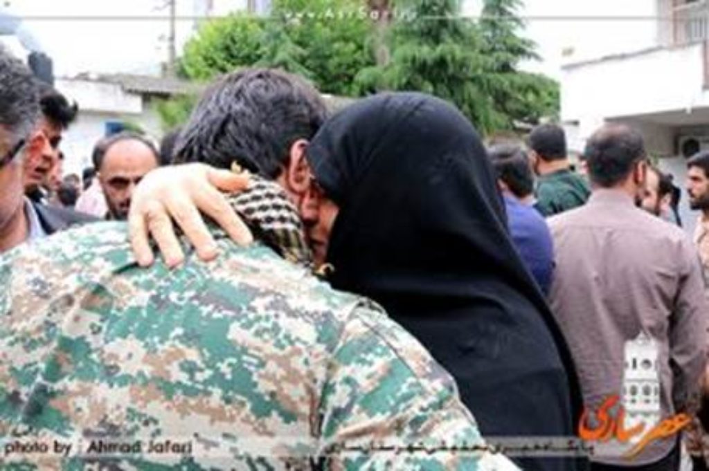 3 IRGC 25th Karbala Division soldiers returning to Sari, Mazandaran province