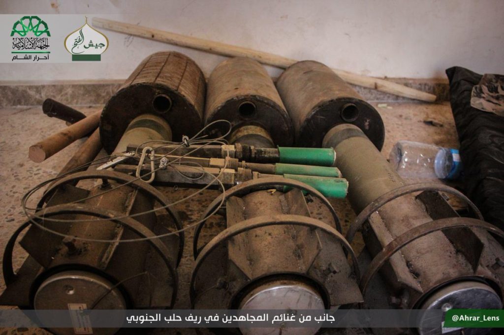16-06-04 Ahrar al Sham spoils captured 4