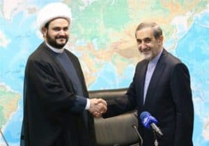 Ali Akbar Velayati, top foreign policy advisor to the supreme leader, received Iraqi militia leader Akram al Kabi in Tehran on Sept. 1. 