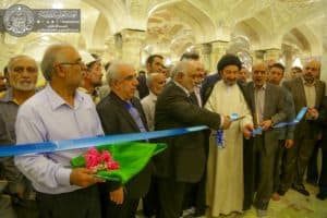 Former IRGC Qods Force commander Hassan Pelarak inaugurating phases 1 and 2 of project to expand the Hazrat-e Zahra shrine in Najaf, Iraq. 