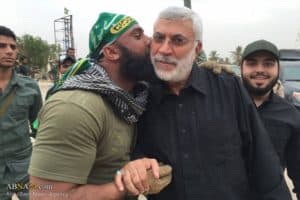 Photo 1. Abu Azrael and Abu Mahdi al Muhandis. 