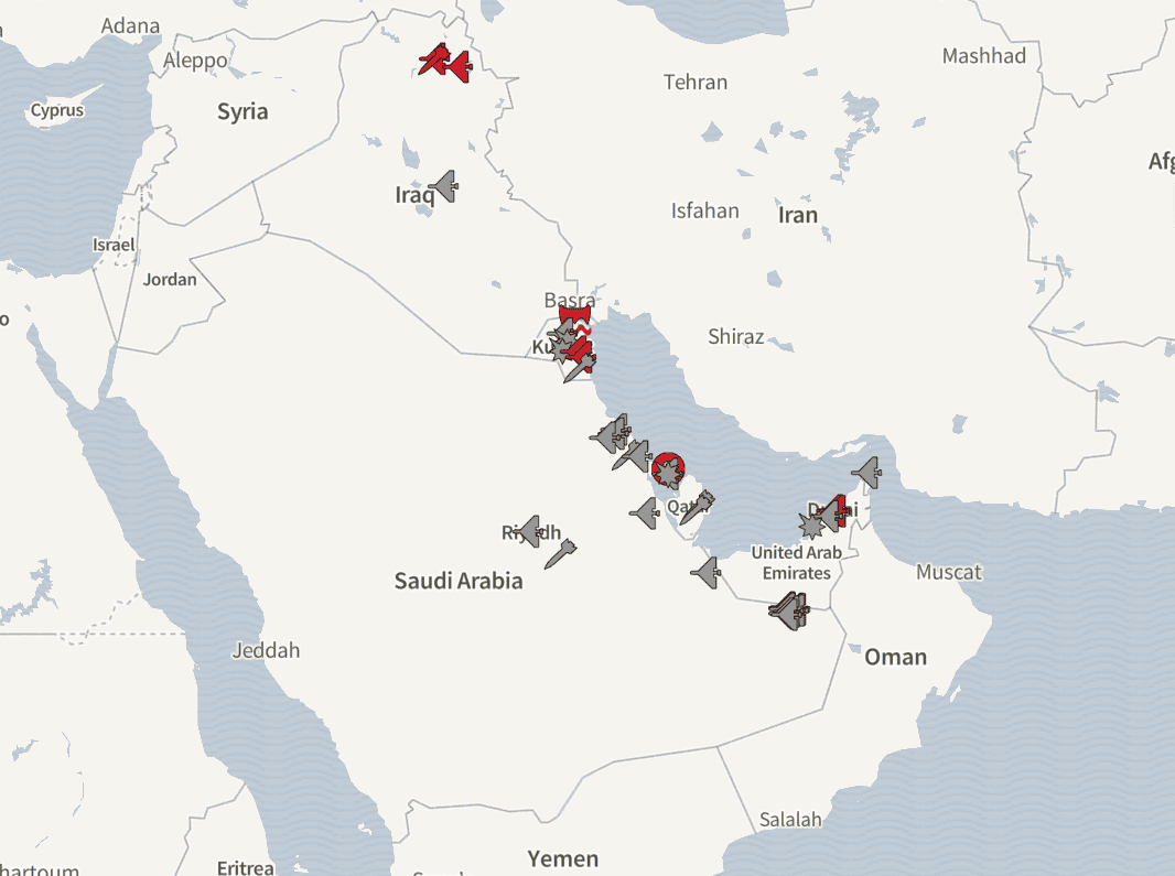 Iranian drones and missile barrages hit energy infrastructure, airports, and residential buildings in the Arab World (March 11-12 updates)