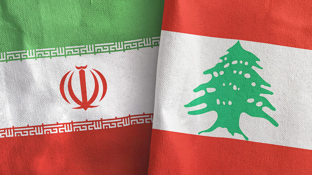 Lebanon Iran flags