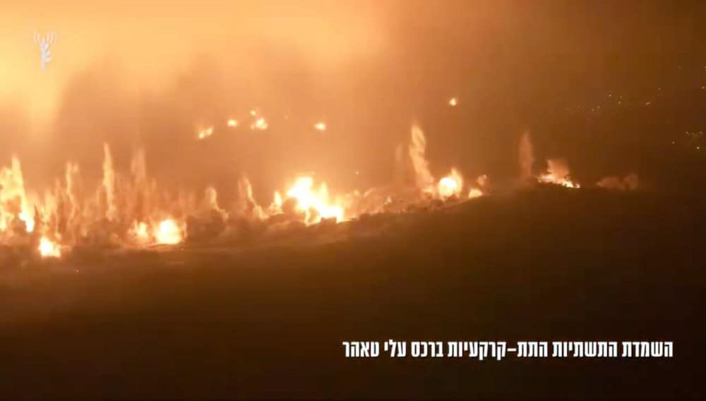 IDF destroys Hezbollah underground command complex at Ali al Taher, withdraws from ridge